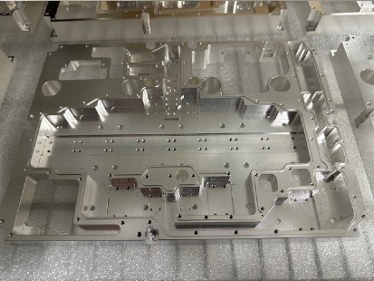 metal finishing services machine shop complex part with precise angles