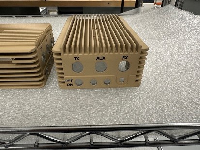 metal finishing services side view of product